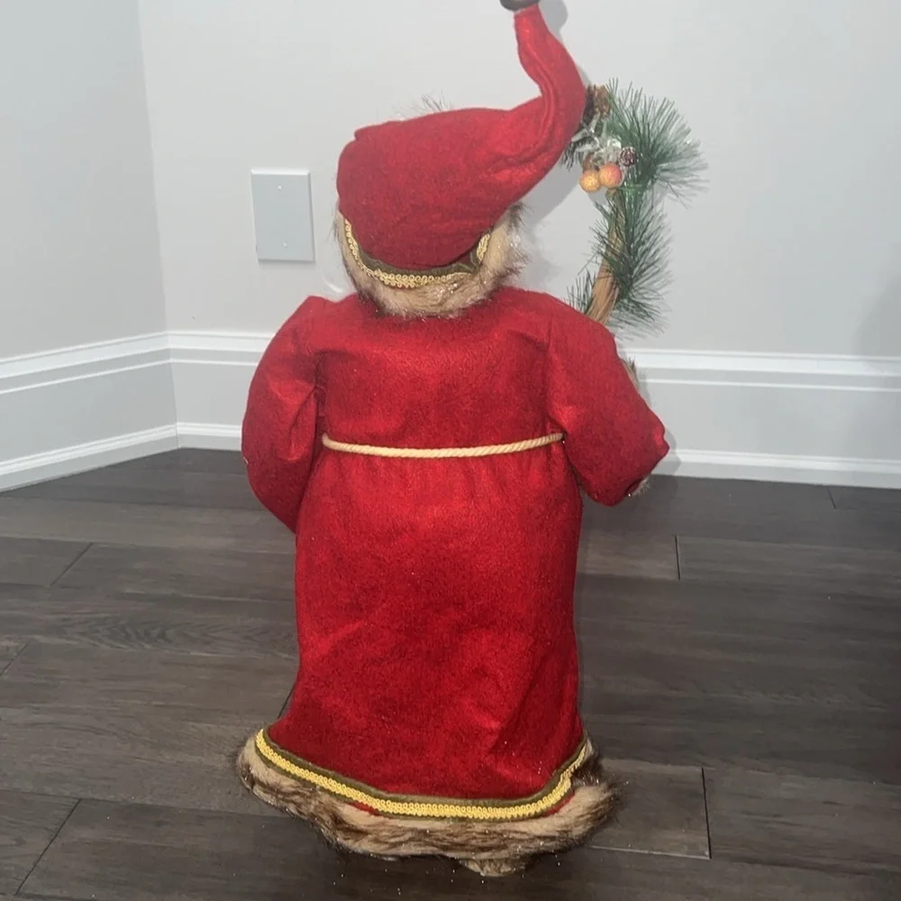 Elegant large Santa statue with beautiful robe